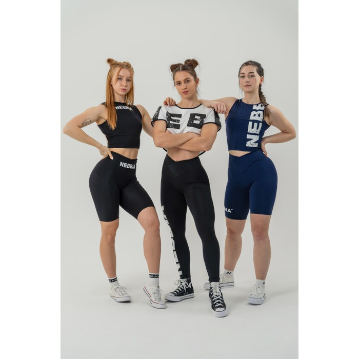 Легінси Nebbia High waisted gym leggings GLUTE CHECK Black 613