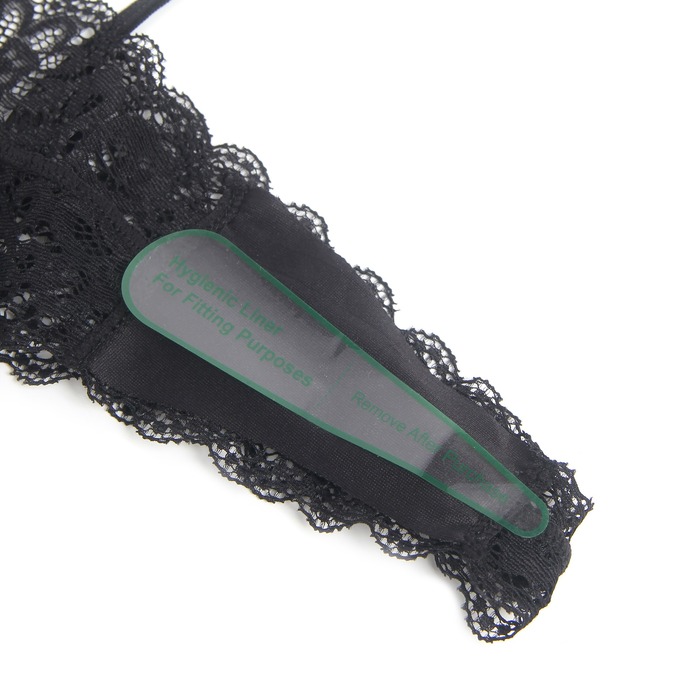 Корсет з підтяжками та підв'язками Star Night на блискавці, чорний, M