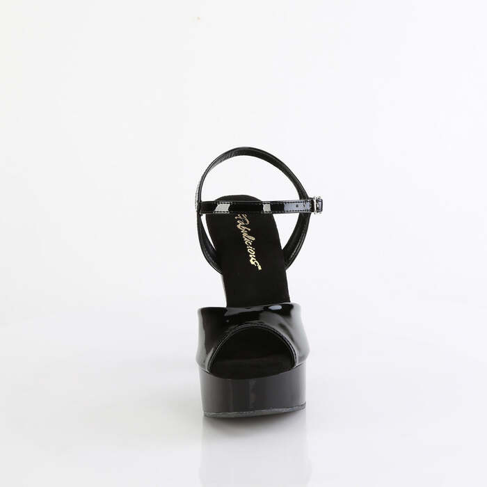 Босоножки Martini-509, каблук 5 дюймов, ремешок на щиколотке 1 3/4 дюйма, черные