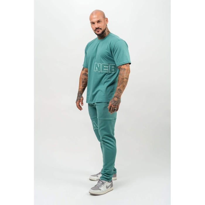 Футболка Nebbia Loose T-shirt DEDICATION Green 709