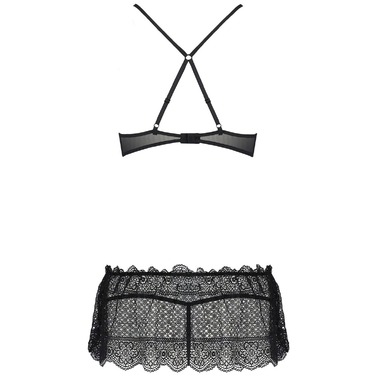 Сорочка YONA CHEMISE black S/M - Passion