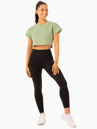 Топ Energy Cap Sleeve T-Shirt - Jade Green