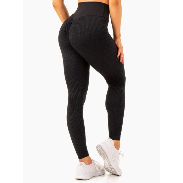 Леггинсы Ryderwear Honeycomb Scrunch Seamless Leggings - Black