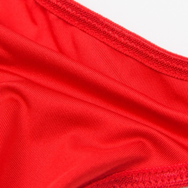 Стринги с гипюром со стразами Star Night, красные, S-M