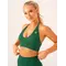 Топ Ryderwear Lift Rib Seamless Halter Sports Bra - Emerald