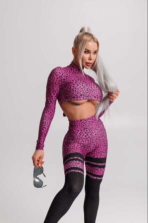 Леггинсы Legging Bless Fitzona Leo Pink 14930