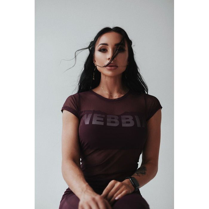 Футболка Flash-Mesh T-Shirt 665 Bordo
