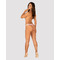 Трусики мереживні стрінги Obsessive Bloomys thong S/M