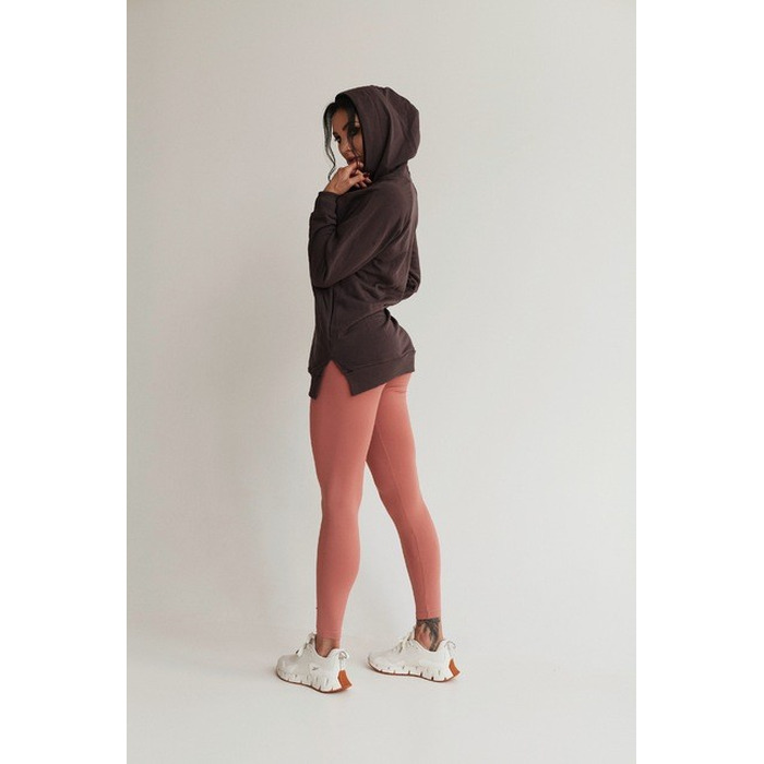 ХУДІ EVERYDAY HERO LONG SWEATSHIRT WITH A HOODIE MARRON 580 Burgundy