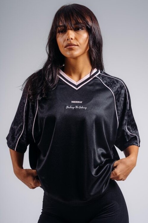 Футболка Nebbia Oversized T-Shirt '97 PRIMAL Black Leopard 862