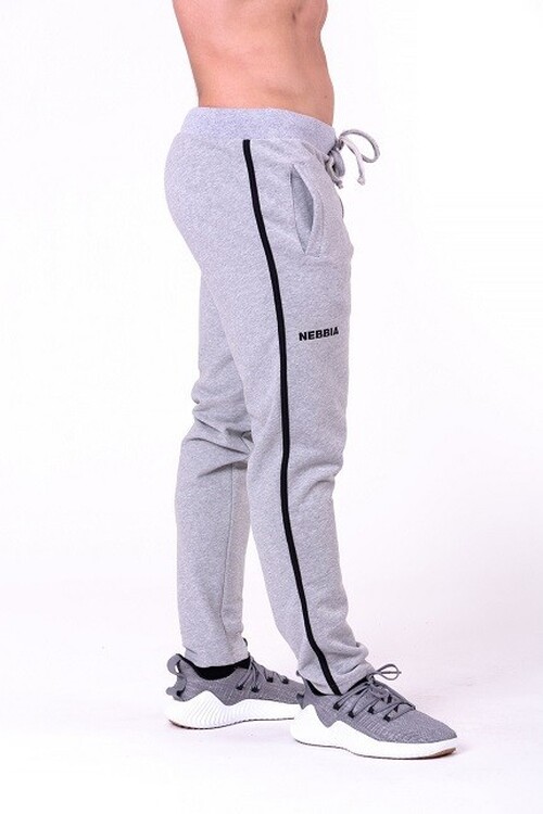 Спортивні штани Nebbia Side Stripe Retro joggers 154 Grey