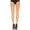 Колготи Leg Avenue Cadi Sheer з прозорим швом, бежеві, One Size