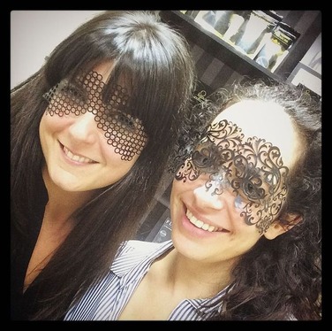 Маска самоклеюча вінілова Bijoux Indiscrets чорна