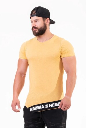 Футболка Nebbia Be Rebel T-shirt 140 Mustard