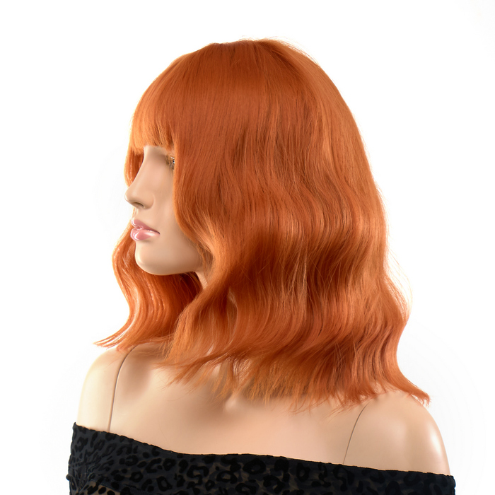 Перука каре з чубчиком хвилястий Fetish Hair, рудий, 30 см