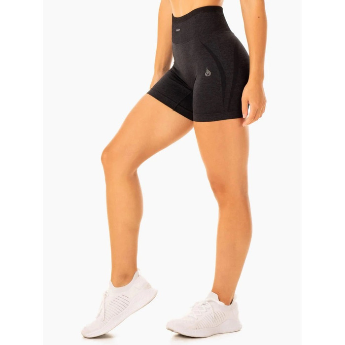 Шорты Excel Seamless High Waisted Shorts - Black Marl