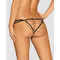 Трусики стрінги з ланцюжками Obsessive Pantheria thong black L/XL
