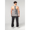 Майка Nebbia Washed-off Oversized Stringer MAX OUT Light Grey 359