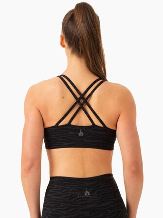Топ Transform Twist Sports Bra - Black Zebra