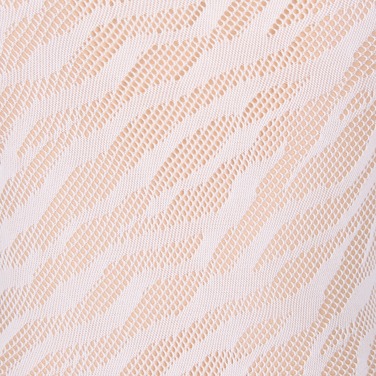 Боди полупрозрачное Star Night светящееся в темноте, белое, XS-M