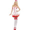 Костюм сексуальної медсестри Nurse біло-червоний, XS