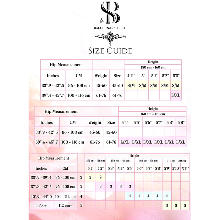 Панчохи чорні Ballerina's Secret 20 den з мереживним верхом, S/M