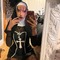 Костюм черниці Leg Avenue, L, Naughty Nun 2 предмети, чорний