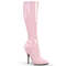 Чоботи Pleaser Boots Seduce-2000 *5 дюймів на підборах, однотонні еластичні, з блискавкою збоку, рожевого кольору