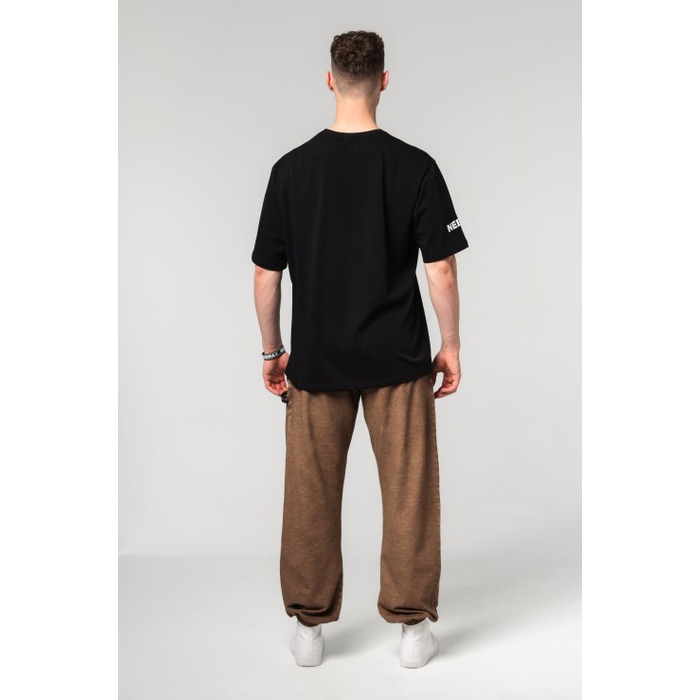 Штани Nebbia Washed-off Gym Sweatpants Baggy Style GYM BRO Light Brown 373