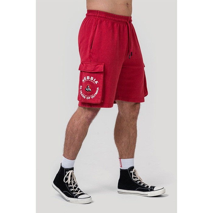 Шорты Nebbia Washed Loose Fit Cargo Shorts LEGACY Red 787