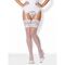Панчохи Obsessive 810-STO-2 stockings white L / XL