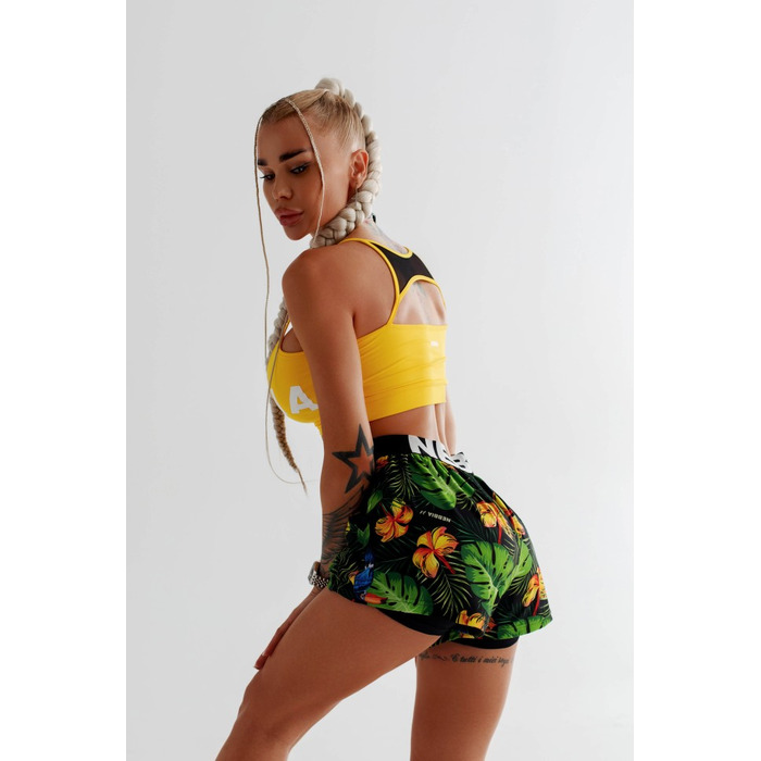 Топ Nebbia Light-Support Sports Bra GYM HERO Yellow 579