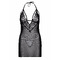 Комплект пеньюар + стрінги Daring Intimates, чорний, S/M