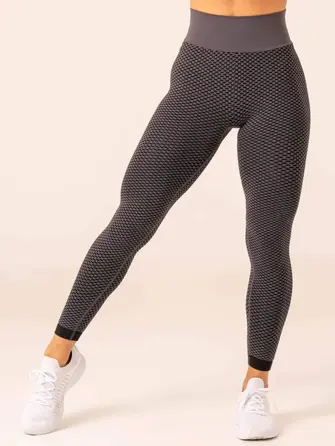 Леггинсы Ryderwear Honeycomb Scrunch Seamless Leggings - Charcoal