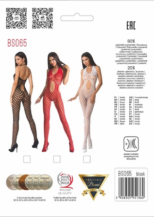 Бодистокинг BS065 Black Passion, черный, S/L