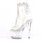 Ботинки Pleaser Stardust-1018C-2RS *Каблук 7 дюймов, 2 3/4 дюйма, открытый носок/пятка, с RS, прозрачные