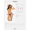 Трусики стрінги з ланцюжками Obsessive Pantheria thong black S/M