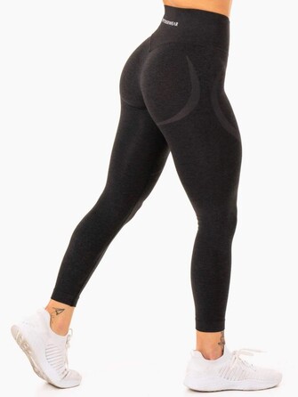 Леггинсы Sculpt Seamless Leggings - Black Marl