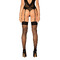 Панчохи в сіточку Obsessive S823 stockings, чорні, S/M/L