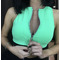 Топ GREEN TOP WITH ZIPPER AND WAISTBAND