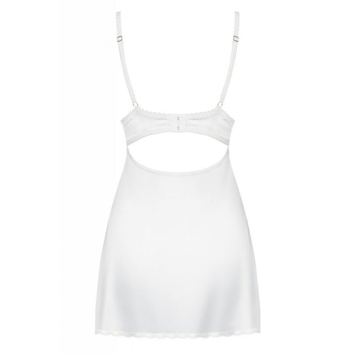 Пеньюар Obsessive 871-CHE-2 white Chemise L / XL
