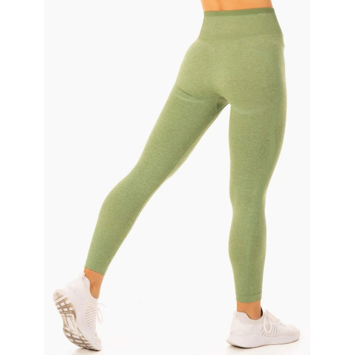 Леггинсы Excel Seamless High Waisted Leggings - Moss Green Marl