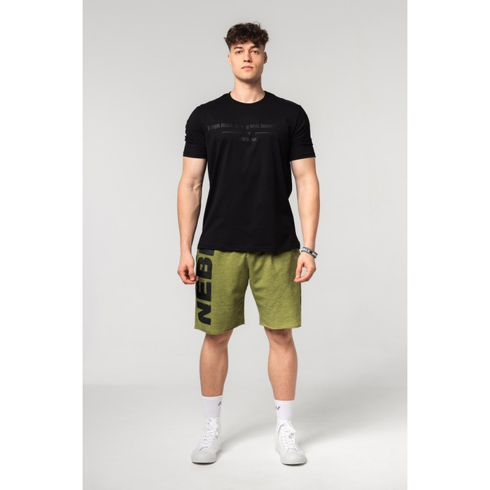Футболка Nebbia Muscle Fit T-shirt FLEXIN' Black 358