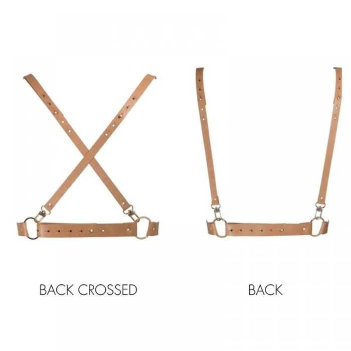 Портупея на груди MAZE Bijoux Indiscrets бежева, OS