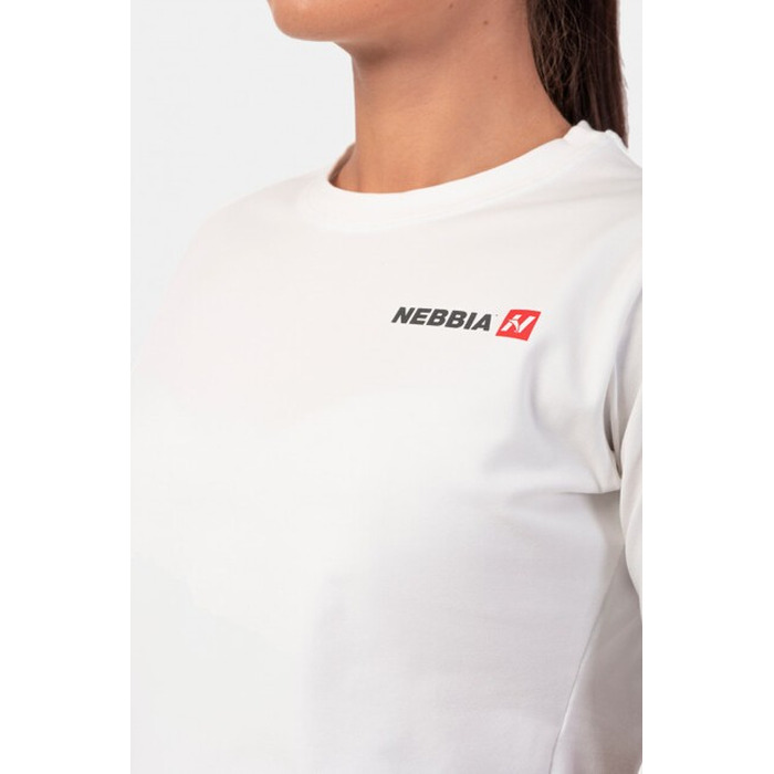 Топ Minimalist Logo NEBBIA crop top 600 Cream