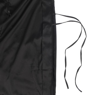 Халат-міні з мереживною спинкою Star Night, чорний, M/L