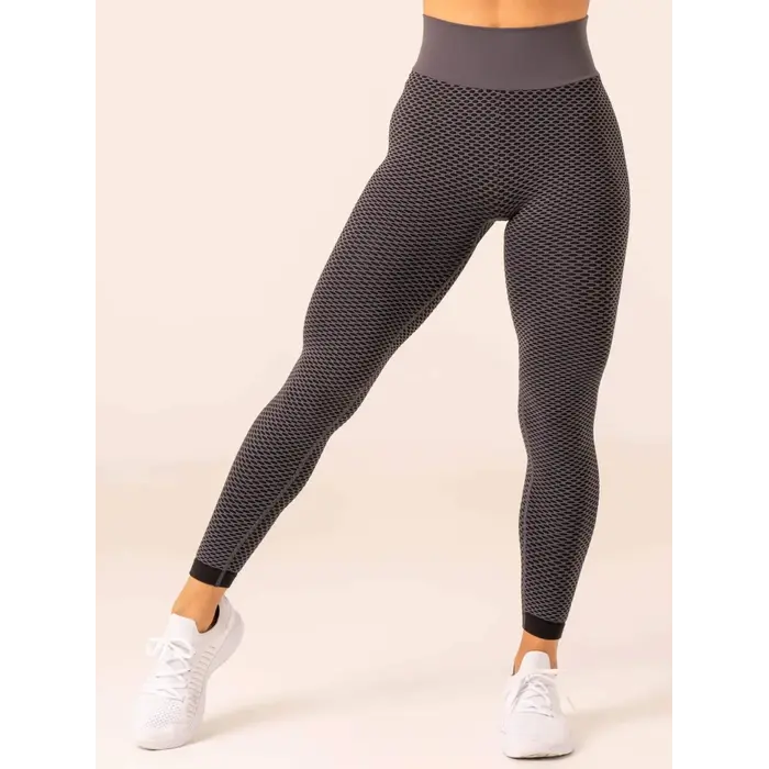 Леггинсы Ryderwear Honeycomb Scrunch Seamless Leggings - Charcoal