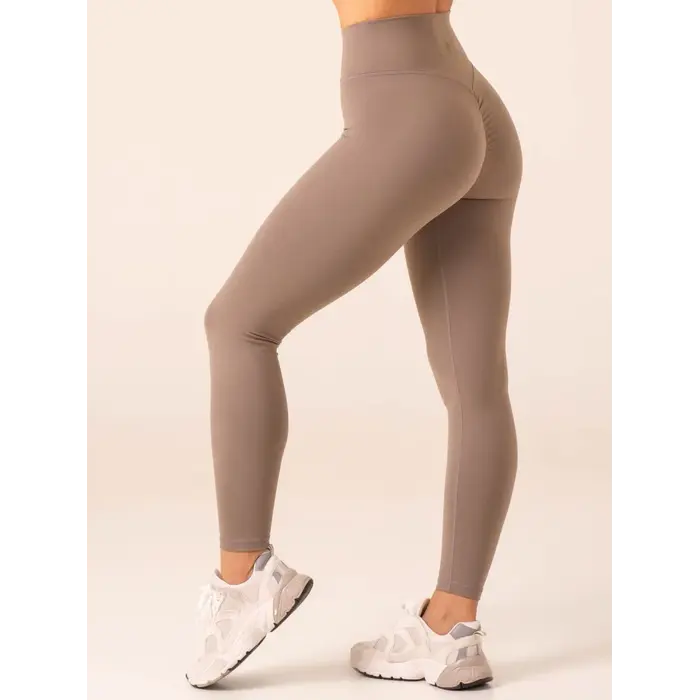 Леггинсы Ryderwear Momentum Cross Over Scrunch Leggings - Taupe