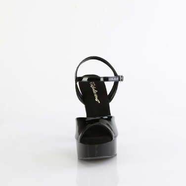 Босоножки Martini-509, каблук 5 дюймов, ремешок на щиколотке 1 3/4 дюйма, черные