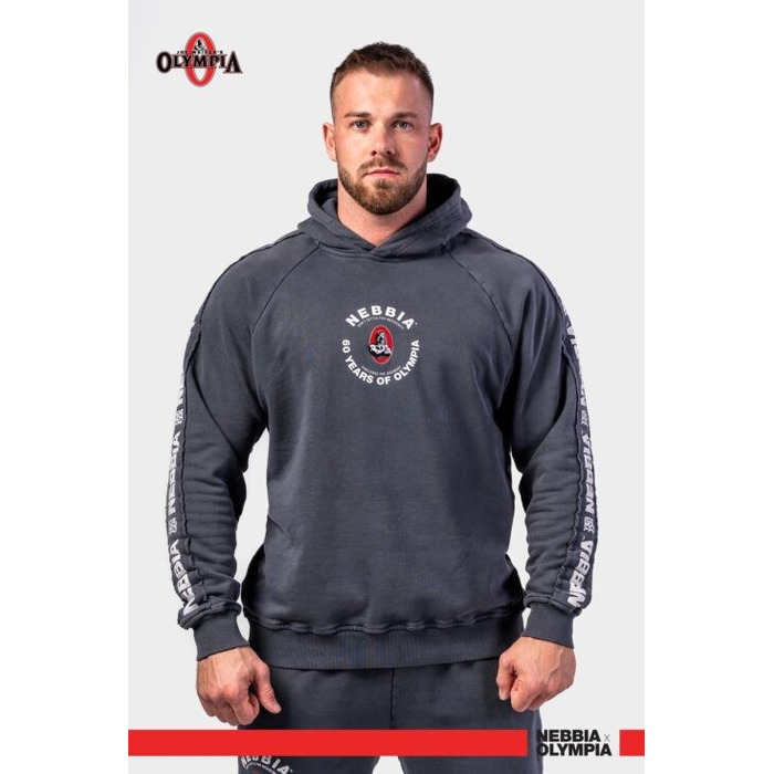 Худі Nebbia Washed Hoodie HERITAGE Black 793